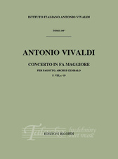 CONCERTO IN FA MAGGIORE F. VIII NO. 19